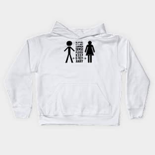 Keep Your Distance Kids Hoodie